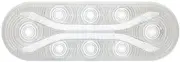 Light Guide - 6 Inch Oval L.E.D. Clear Lens Back-Up Light (BUL602CB) Flush