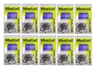 10 Packs of Mustad 39951NPBLN Demon Circle Light Chemically Sharp Fishing Hooks