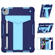 MCC T-Style Shockproof iPad Pro 11" 2021 3rd Gen Case Cover Kids Apple [Dark Blue+Blue]