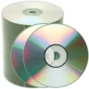 400 pcs 52X Silver Shiny Top Blank CD-R CDR Media Free Priority Mail Shipping