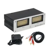 MIC-73 Voice Control Square Analog VU Meter Alloy Panel and LED Warm Backlight