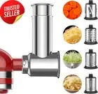 Stainless Steel Slicer Shredder Attachment Kitchenaid Cheese Grater Vegetable