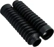 Motorcycle Front Shock Covers 2pcs Motorcycle Front Fork Cover Shock Absorber Dust Protector Rubber Gaiters Gators Boots Universal Accessory Fork Guards