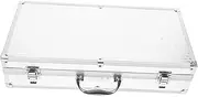 FUTUREORYY Wireless Microphone Case Briefcase for Handheld Mics Portable Storage Cushioning for Safe Transport Stylish Design for Travel