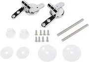 Toilet seat fixings Toilet Set Repair kit Tool Set, 1 Pair of Hinges + 8 Screws + 1 Set of Installation Accessories