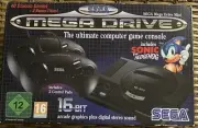 SEGA MEGA DRIVE MINI , 2 CONTROL PADS 42 CLASSIC GAMES CONSOLE OFFICIAL NEW