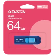 ADATA 64GB UC300 Type-C USB 3.2 Gen 1 Flash Drive - Blue