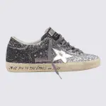 [Golden Goose] Golden Goose-Sneakers Silver/Black-Donna 40