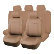 car seat Covers Full Set Velvet Cubic Press Massage Breathable Rear Bench Spl...