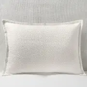 Hudson Park Collection Signature Pebbled Matelasse King Sham, Pair