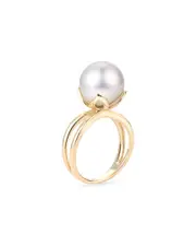 14K 11-12mm Freshwater Pearl Windsor Ring