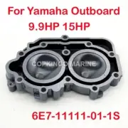 Cylinder Head Cover For Yamaha Outboard 9.9HP 15HP 2 Stroke 6E7-11111-01-94