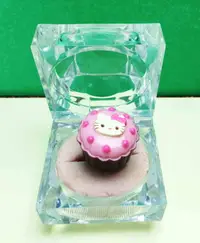 在飛比找樂天市場購物網優惠-【震撼精品百貨】Hello Kitty 凱蒂貓 巧克力戒指-