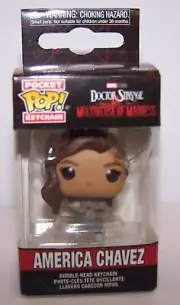 Funko Pop! Bobble-Head Keychain: Doctor Strange - America Chavez