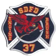 San Diego, CA Engine Brush Station 37 NEW Fire Patch !!