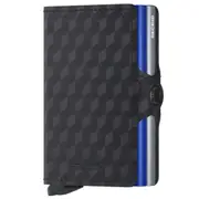 Secrid Twinwallet Compact RFID Wallet - Titanium Blue Optical