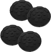 iplusmile 4pcs Round Rubber Jack Pad Durable Pads for Car Jacking Compatible with Various Lifting Machines Prevents Scratches and Provides Superior Stability