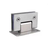 90 Degree Glass Door Cupboard Showcase Cabinet Clamp Glass Shower Doors Hinge 30