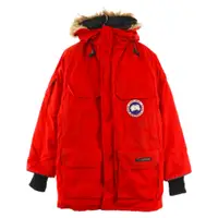 在飛比找蝦皮購物優惠-加拿大鵝加拿大鵝 Xpedition 外套遠足連帽羽絨外套紅