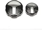 XINMINGYUE Fit For Yamaha TRACER 9 GT 9GT Tracer 9gt 2021 Motorcycle Front Rear Brake Fluid Cylinder Master Reservoir Cover Cap Accessories Accessories(Silver)