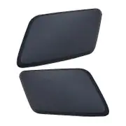 Wwxx XHW For Octavia Mk2 2004-2008 Front Bumper Headlight Washer Nozzle Cover Cap 1Z0955109 1Z0955110 Black