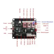 CNC Module GRBL Stepper Motor Drive 3-axis Laser Engraver Control Board xyz Swit