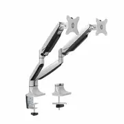 Brateck Dual Monitor Aluminum Interactive Counterbalance Arm Fit Most 13''-32'' Monitors Up to 9kg per Screen Arms and Stands - LDT10-C024