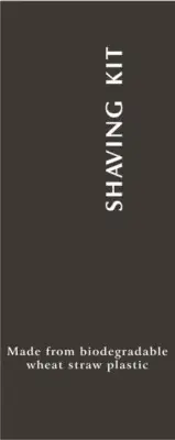 BULK 100 x Wheat Straw Shave Kit Charcoal Boxed | Bnb Supplies