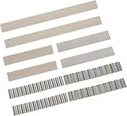 NUOBESTY 10pcs Clay Slicer Blades Clay Cutting Tools for DIY Stainless Steel Wavy Design Easy to Clean for Home School Use