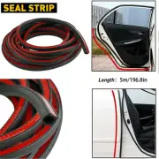 D-Shape Car Door Rubber Seal Edge Strip Weatherstrip Moulding Trunk Hood Trim (for: Fiat)
