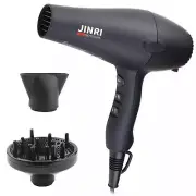 JINRI 1875w Professional Tourmaline Hair Dryer Negative Ionic Salon Hair Blower