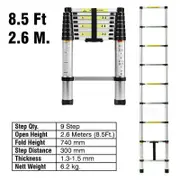 OZNALA Multipurpose Telescopic Folding Ladder Aluminium Alloy Extension Steps Portable