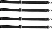 Horse Blanket Leg Strap Buckle 4pcs Adjustable Leg Straps for Horse Blanket Secure and Comfortable Fit