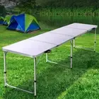Weisshorn Camping Table, 240 X 60 X 69Cm Folding Portable Picnic Camp Tables ...