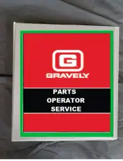 Gravely ZT HD 48-60 zero turn riding mower Operator ENgine Repair & part Manuals
