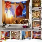 Christmas Tapestry Santa Claus Wall Hanging Xmas Party Art Home Decor Props New