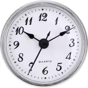 2.8 Inch/ 70 Mm Quartz Clock Insert, Gold Trim, Arabic Numeral, Quartz Movement