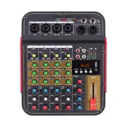 Professional 4 Channel USB Studio Audio Mixer Board BT Sound Mixing Console T9G3