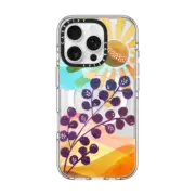 iPhone 16 Pro Clear Case MagSafe Compatible Modern Foliage Escape 1 phone case