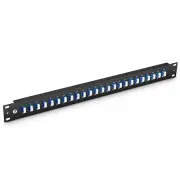 NEW! FHU 1U 19'' Fiber Adapter Panel 48 Fibers OS2 Single Mode 24x LC UPC Duplex