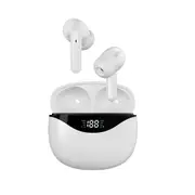 Wireless Tws Bluetooth Earphones Stereo Sound White Earbuds