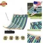 Comfortable Outdoor Hammock with Handcrafted Ropes – Perfect for Gardens