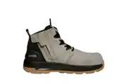 Uvex Mens 2 x-flow 135mm Lace/Zip Safety Work Boots 6547 - Wolf Grey