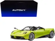 1/18 Pagani Huayra Roadster Verde Firenze Green Metallic Carbon w/ Luggage by...