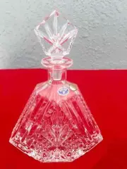 NEW Gorgeous Bohemian Czech Republic Lead Crystal 24% PBO Wine Whiskey Decanter