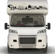 GUPEC Car Sticker Decal Caravan Camping Van Motorhome Pickup Vinyl Decor