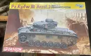 DRAGON 6463 Pz.Kpfw.III Ausf.J initial prod. MODEL KIT-NIB-1:35 SCALE c2009