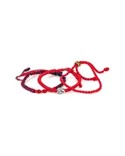 Jean Claude Set of 3 Tibetan Buddha Bracelets & Bangles