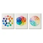 Primary Color Tones Blended Hue Chart Wheel Diagram,Design by Daphne Polselli