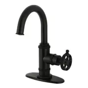 Kingston Brass KSD221.RKZ Wendell 1.2 GPM 1 Hole Bathroom Faucet - Black